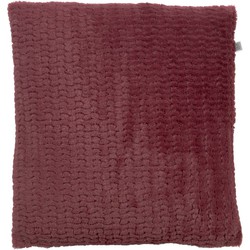 Dutch Decor TIMY - Kussenhoes 45x45 cm - bordeaux  - rood - Dutch Decor