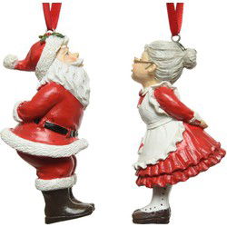 Kerstman poly l5b5h10cm rood a2