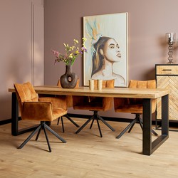 Starfurn Eettafel Denver | 220 cm | Rechthoek | U-poot