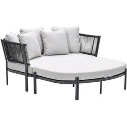 Garden Impressions Atlanta lounge ligbed - daybed - donker grijs