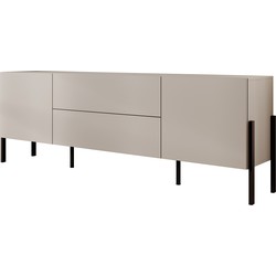 Meubella TV-Meubel Jordy - Beige - 204 cm - Met lades