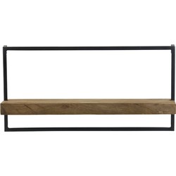 Light & Living - Wandplank MADDISON - 60x15x30cm - Bruin