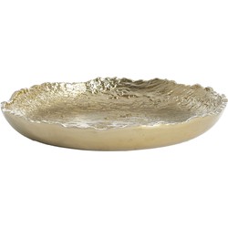 Light&living Schaal Ø31x5 cm COBAJO goud