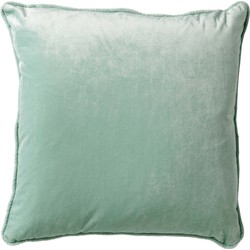 Dutch Decor FINN - Sierkussen 45x45 cm - velvet - effen kleur - Jadeite - lichtgroen - Dutch Decor