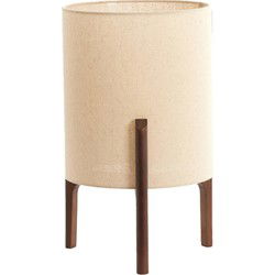 Light & Living - tafellamp - Litto - naturel - hout - bureaulamp - E27 - 1894443