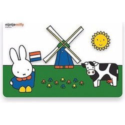 Placemats Nijntje in het weiland - 4x - 44 x 29 cm - Ontbijt/diner - Placemats