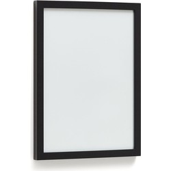 Kave Home - Neale houten fotolijst met zwarte afwerking 29,8 x 39,8 cm