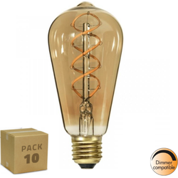 Vintage Highlight Kristalglas Filament Lamp Amber – Dimbaar