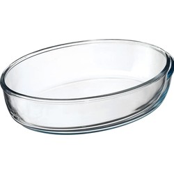 Secret de Gourmet - Ovenschaal ovaal - Transparant - Geglazuurd glas - 26 x 18 x 6 cm - Ovenschalen