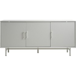 Dressoir Greige Metaal/MDF - 3-Deuren - 160x45x75cm - Palma