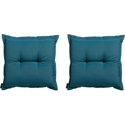 Madison Zitkussen -  Panama Sea Blue  -  50x50  -  Blauw  -  2 Stuks