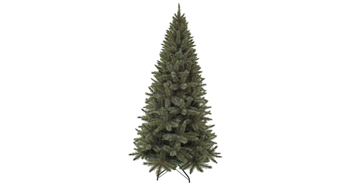 Triumph Tree smalle kunstkerstboom forest frosted maat in cm: 185 x 102 blauw - BLAUW