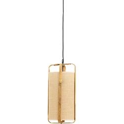 Light&living Hanglamp Ø27x56 cm SENDAI zand+bamboe naturel