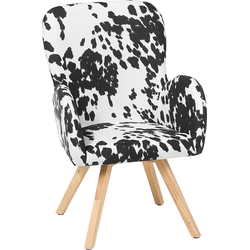 Beliani BJARN - Fauteuil-Wit-Polyester