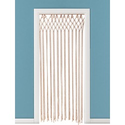 Decoratief deurgordijn macrame naturel 90 x 180 cm - Deurhorren