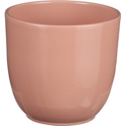 Tusca pot round l. pink - h11xd12cm - Mica Decorations
