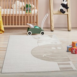 Kindervloerkleed - Sara Giraffe Crème/Beige - 160 X 230 CM