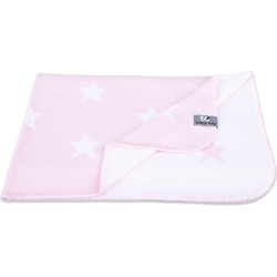 Baby's Only Gebreide wiegdeken - Baby deken Star - Baby Roze/Wit