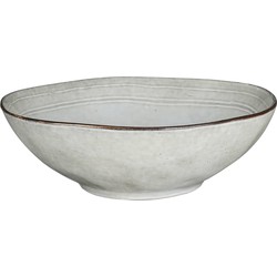 Mica Decorations Tabo Schaal - H7,5 x Ø23,5 cm - Grijs