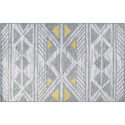KARGI - Laagpolig vloerkleed - Lichtgrijs - 160 x 230 cm - Polyester