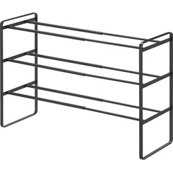 Uitbreidbaar schoenenrek 3 niveaus - L41-70 cm