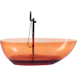Beliani BLANCARENA - Vrijstaand bad-Rood-Solid surface (geen glas)