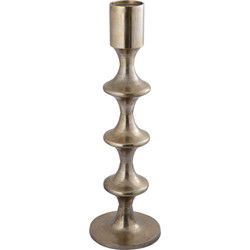 PTMD Taika Kandelaar - 31x31x92 cm - Aluminium - Goud