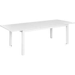 Beliani SKALOMA - Verlengbare tafel-Wit-Aluminium