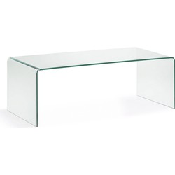 Kave Home - Burano glazen salontafel 110 x 50 cm