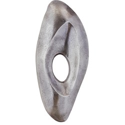 PTMD Wandpaneel Kellaine - 19x4x43 cm - Aluminium - Zilver