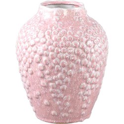 PTMD Bloempot Avis - 24x24x30 cm - Keramiek - Roze