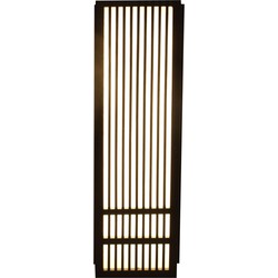 Fine Asianliving Japanse Wandlamp Shoji Zwart Kazuno B8xD15xH50cm