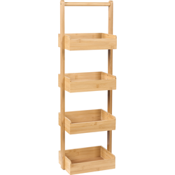 Beliani VAUPES - Badkamer plank-Lichte houtkleur-Bamboehout