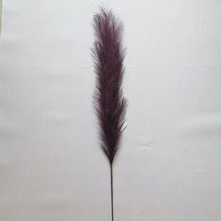 Pampas gras 130 cm donkerpaars kunstbloem