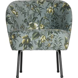 BePureHome Vogue Fauteuil - Fluweel - Poppy Grijs - 69x57x70