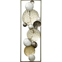 Wanddecoratie Molde Metaal 31x89x6 cm - Goud