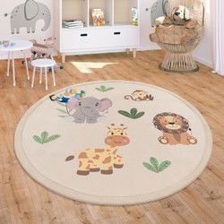 Kindervloerkleed - Elara Dieren - Multi - 80x150 cm