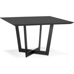 ANITA vierkante eettafel 140x140x765 cm Zwart