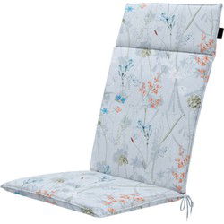 Kussen hoog universeel ca. 120x50 cm Donna azure canvas Eco plus natural outdoor finishing Madison