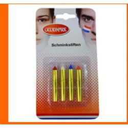 Make-up set met 4 sticks incl. oranje (set van 2)