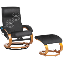 Beliani HERO - TV-fauteuil-Zwart-Polyester