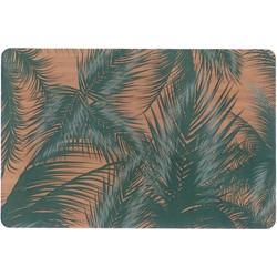 Unique Living | Placemat Nica | Rechthoekig | Polyester | Donkergroen | 30x45cm