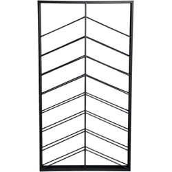 PTMD Vinno Wijnrek - 65 x 8 x 120 cm - Ijzer - Zwart