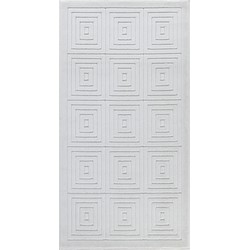 Modern Scandinavisch Tapijt SAKURA - Wit - 80x150 cm