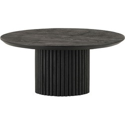 Salontafel Ø90, Acacia Black