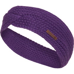 Knit Factory Joy Gebreide Dames Hoofdband - Haarhand - Purple - One Size