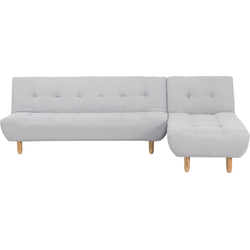 Beliani ALSTEN - Modulaire Sofa-Grijs-Polyester