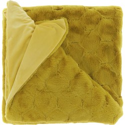 Unique Living | Plaid Quincy 150x200cm bamboo yellow