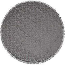 Unique Living Outdoor tafelkleed rond - donkergrijs - D160 cm - Tafellakens