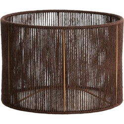 Light & Living - kap - Tossa - bruin - textiel - Ø 30cm - E27 - 2230953